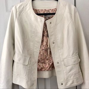 NWT faux leather kut from the kloth jacket